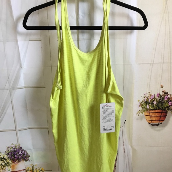 NWT YELLOW LULULEMON WATER : SALTY SWIM DRESS - Picture 5 of 8